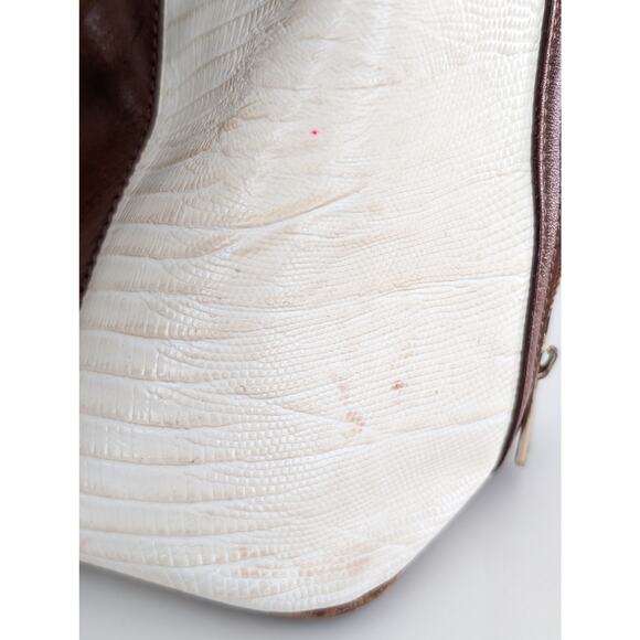 Brahmin Shoulder Bag Trina Brown Sahara Leather Bucket Drawstring - Picture 10 of 10